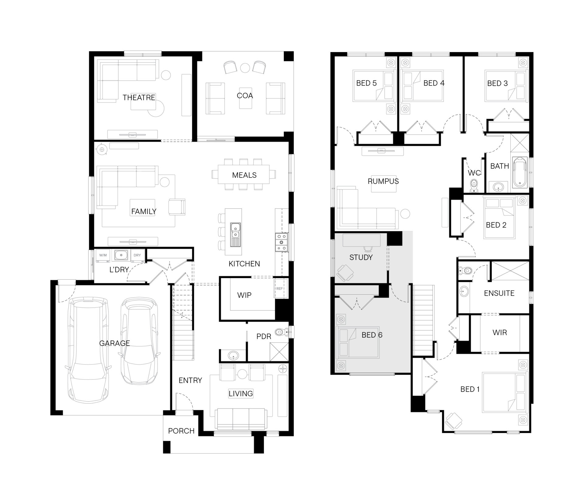 Build over Garage - Bed 6 