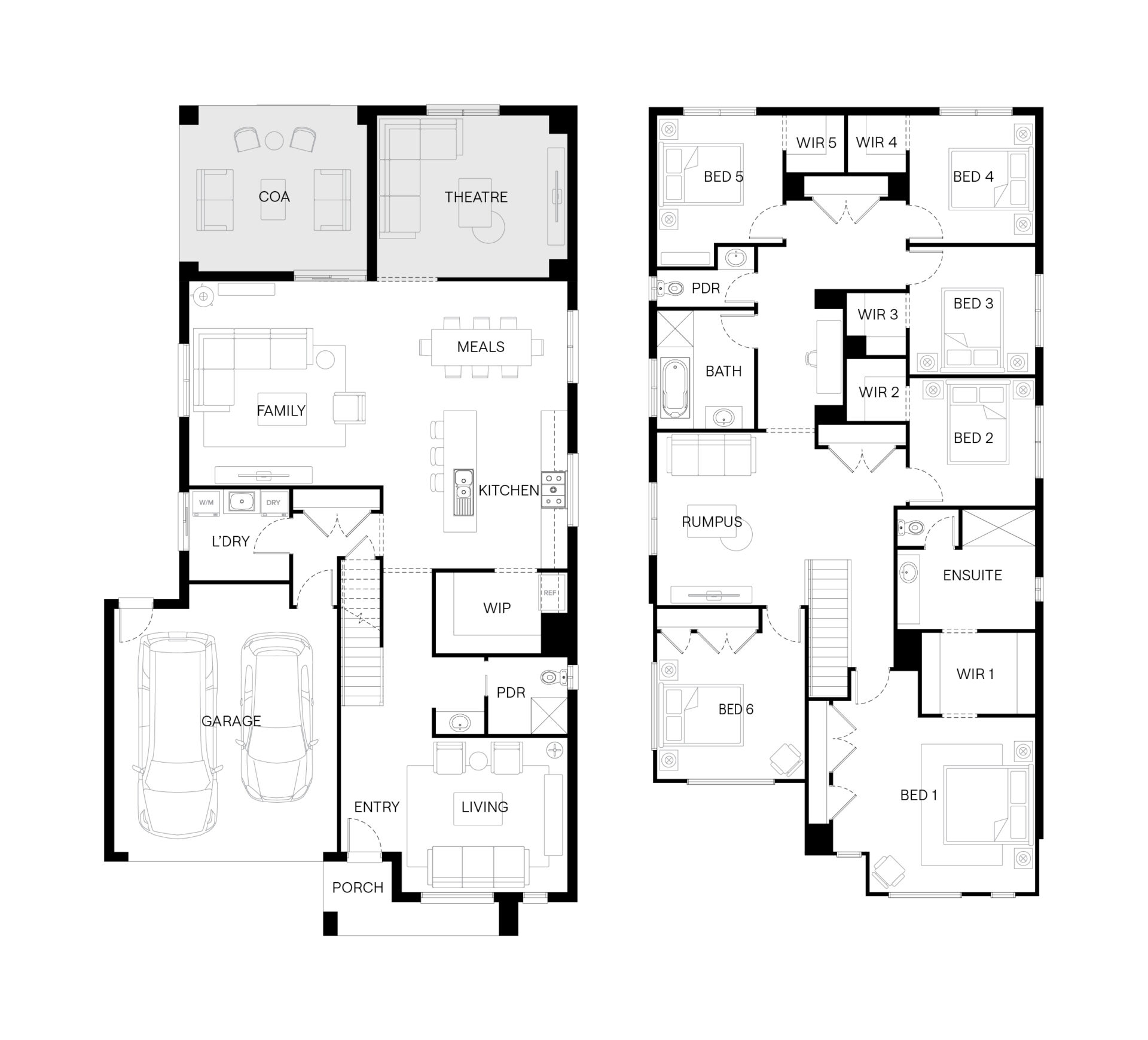 Mirrored COA and Theatre 