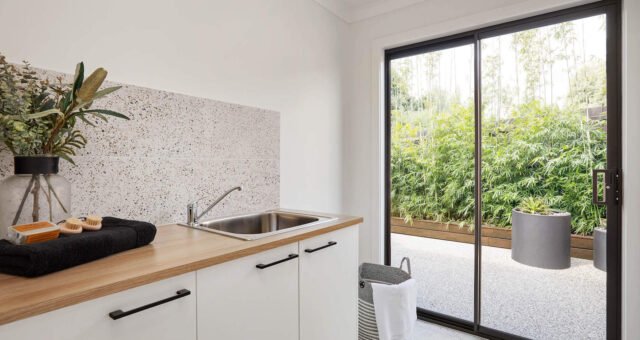Laundry as displayed at Orana Estate