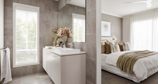 Ensuite as displayed at Orana Estate