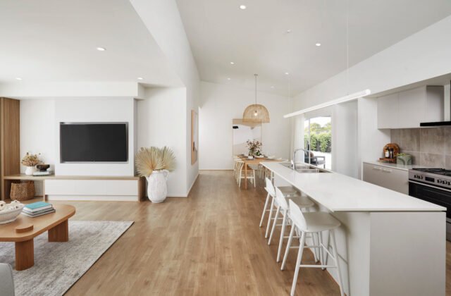 Kitchen & Living as displayed at Orana Estate