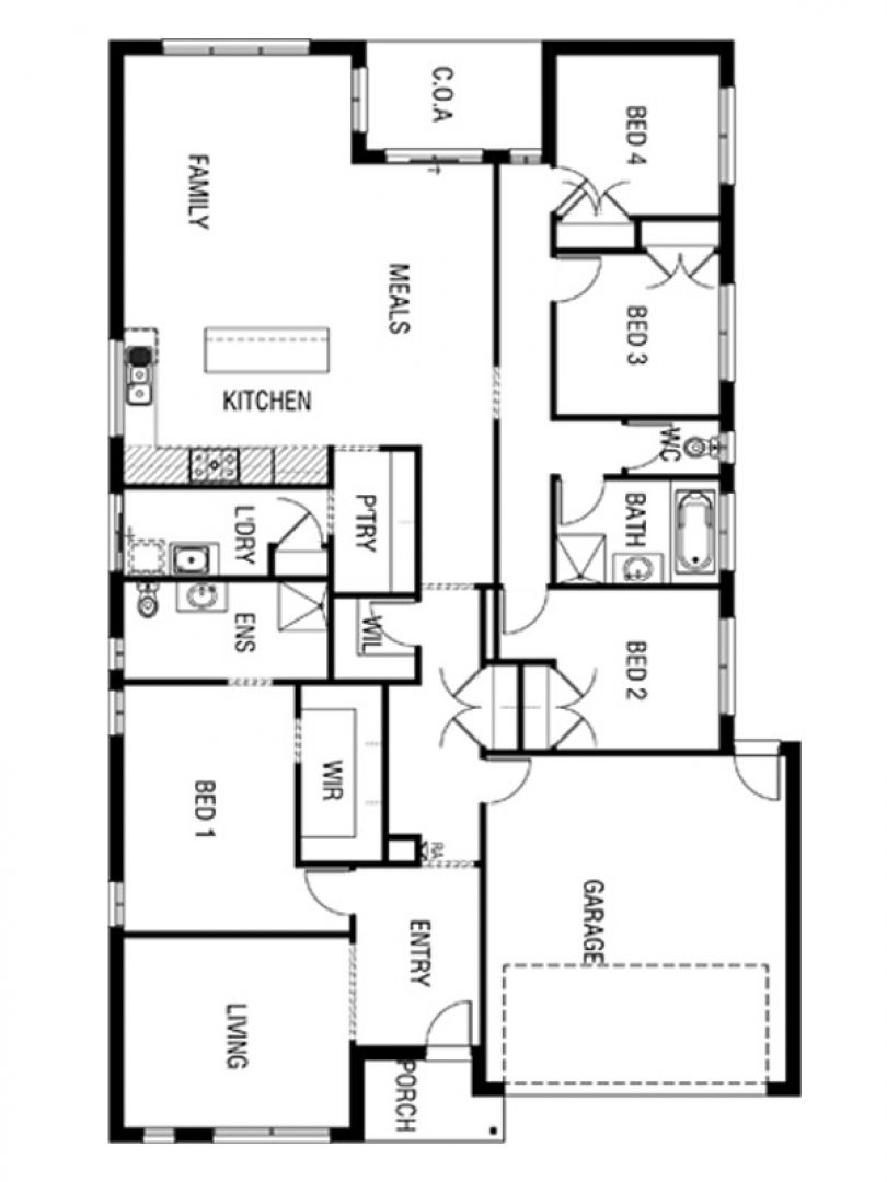 Harwood 251 – Lot 128 Longfin Street, Clyde North Floorplan