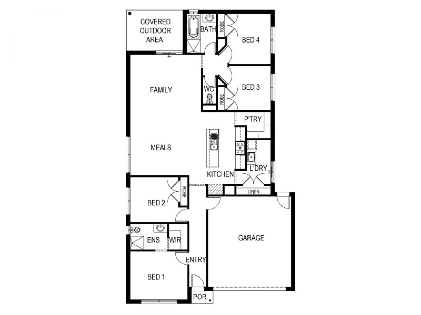 Shoal 208 – Lot 6044 Vision Street, Rockbank Floorplan
