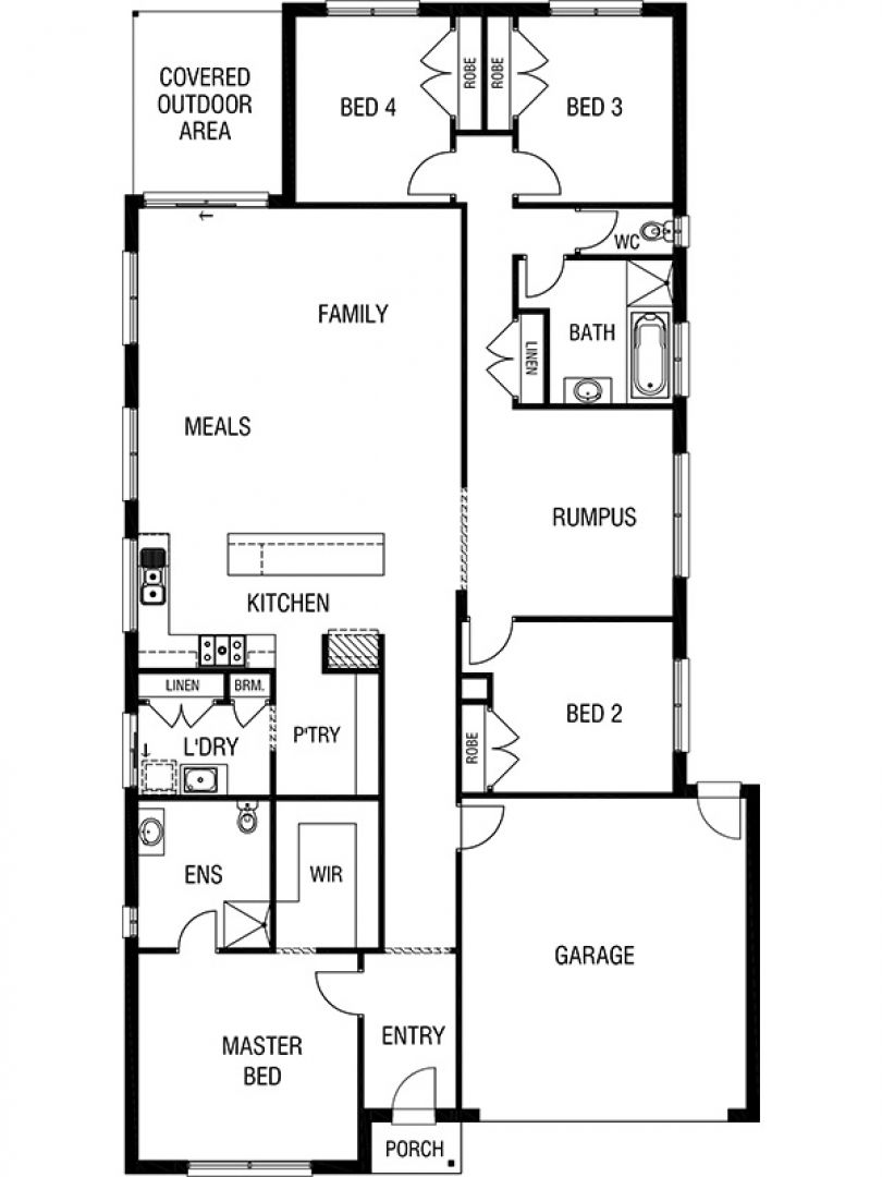 Riverview 266 – Lot 2116 Cabo Circuit, Clyde North Floorplan