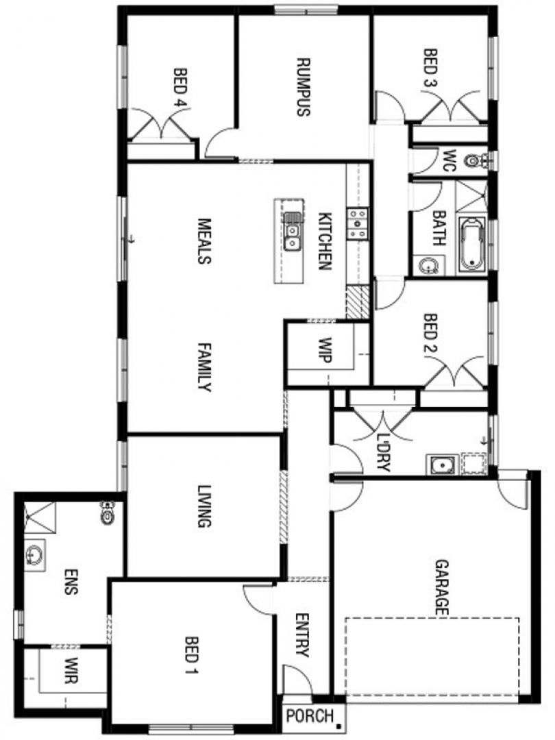Hyland 253 – Lot 5619 Horizon Way, Beveridge Floorplan