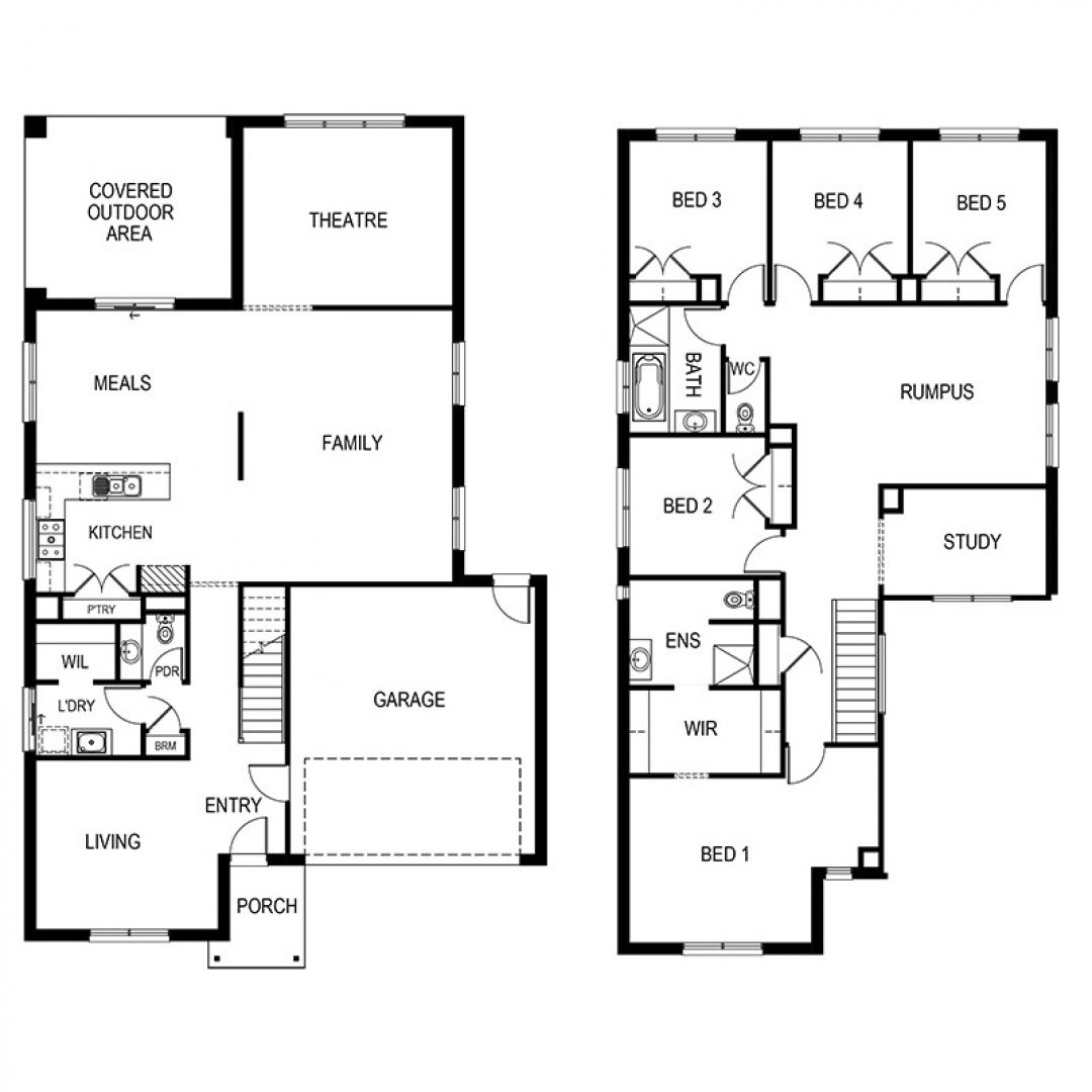 Newport 361 – Lot 5513 Ambient Crescent, Beveridge Floorplan