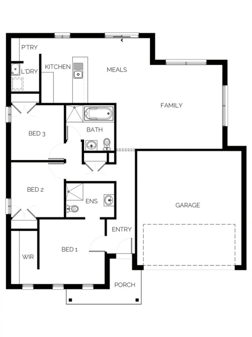 Cosmo 166 – Lot 207 Gould Crescent, Mickleham Floorplan