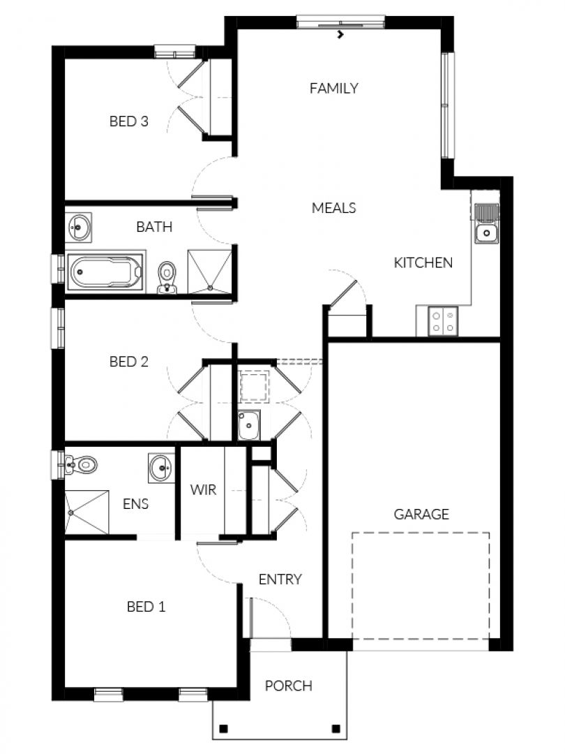City 130 – Lot 406 Prudence Parade, Point Cook Floorplan